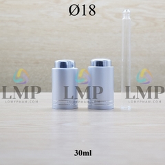 Nắp nhấn Ø18 ( kèm ống thủy tinh )