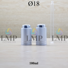 Nắp nhấn Ø18 ( kèm ống thủy tinh )