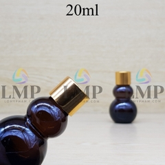 Chai hồ lô nắp xi KO viền 20ml