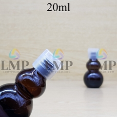 Chai hồ lô nắp bật sọc 20ml