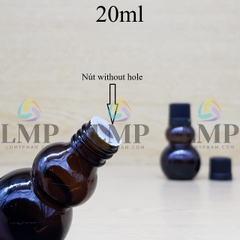Chai hồ lô nắp nhựa mỏng 20ml