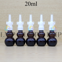 Chai hồ lô xịt mũi có khóa 20ml