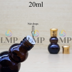 Chai hồ lô nắp mario 20ml