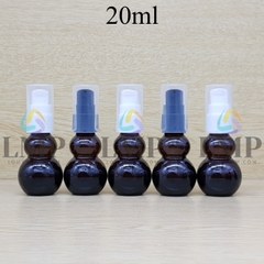 Chai hồ lô xịt giọt KO viền 20ml