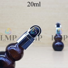 Chai hồ lô nắp bóp quai xách 20ml