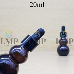 Chai hồ lô nắp bóp khoen nhôm 20ml