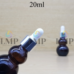 Chai hồ lô nắp bóp khoen nhôm 20ml