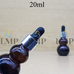 Chai hồ lô nắp bóp khoen nhôm 20ml
