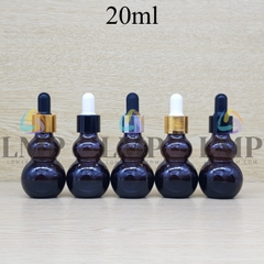 Chai hồ lô nắp bóp khoen nhôm 20ml