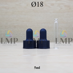 Nắp bóp khoen nhựa sọc Ø18