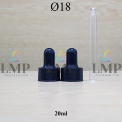 Nắp bóp khoen nhựa sọc Ø18