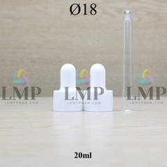 Nắp bóp khoen nhựa sọc Ø18