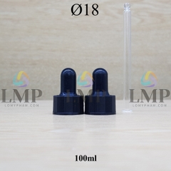 Nắp bóp khoen nhựa sọc Ø18