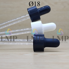 Nắp bóp khoen nhựa sọc Ø18