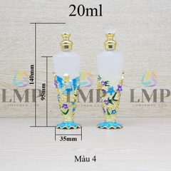 Chai Dubai dáng cao trong mờ 20ml