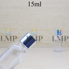 Chai tinh dầu nắp xi KO viền 15ml