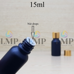 Chai tinh dầu nắp xi KO viền 15ml