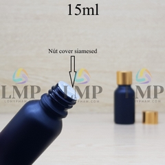 Chai tinh dầu nắp xi KO viền 15ml