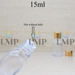 Chai tinh dầu nắp xi KO viền 15ml