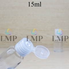 Chai tinh dầu nắp bật sọc 15ml