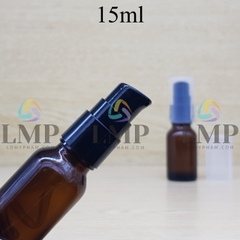 Chai tinh dầu đầu xịt giọt KO viền 15ml