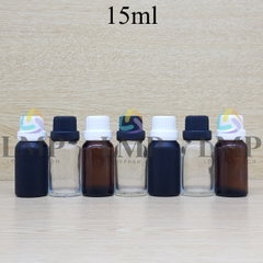 Chai tinh dầu nắp dày 15ml