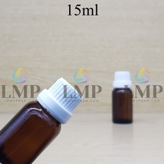 Chai tinh dầu nắp dày 15ml