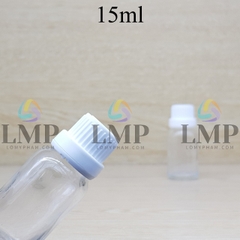 Chai tinh dầu nắp dày 15ml