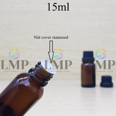 Chai tinh dầu nắp dày 15ml
