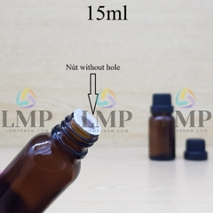 Chai tinh dầu nắp dày 15ml