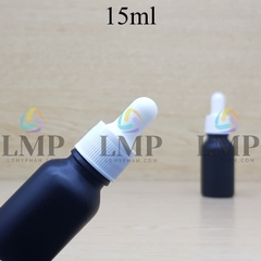 Chai tinh dầu nắp bóp khoen nhựa sọc 15ml