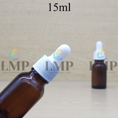 Chai tinh dầu nắp bóp khoen nhựa sọc 15ml