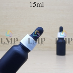 Chai tinh dầu nắp bóp khoen nhựa sọc 15ml