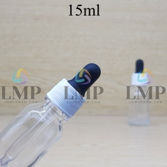 Chai tinh dầu nắp bóp khoen nhựa sọc 15ml