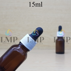 Chai tinh dầu nắp bóp khoen nhựa sọc 15ml