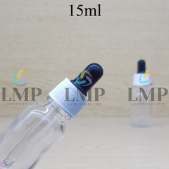 Chai tinh dầu nắp bóp khoen nhựa sọc 15ml