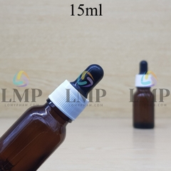 Chai tinh dầu nắp bóp khoen nhựa sọc 15ml