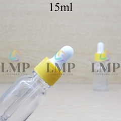 Chai tinh dầu nắp bóp khoen nhựa sọc 15ml