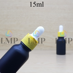 Chai tinh dầu nắp bóp khoen nhựa sọc 15ml