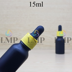 Chai tinh dầu nắp bóp khoen nhựa sọc 15ml