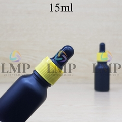 Chai tinh dầu nắp bóp khoen nhựa sọc 15ml