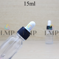 Chai tinh dầu nắp bóp khoen nhựa sọc 15ml