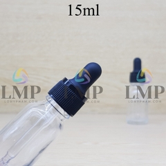 Chai tinh dầu nắp bóp khoen nhựa sọc 15ml