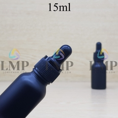 Chai tinh dầu nắp bóp khoen nhựa sọc 15ml