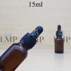 Chai tinh dầu nắp bóp khoen nhựa sọc 15ml
