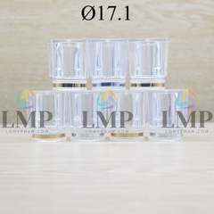 Nắp PS trong vuông viền Ø17.1