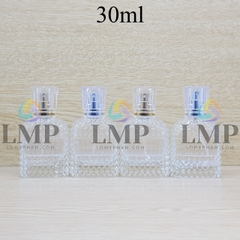 Chai nước hoa gai nắp vuông 30ml