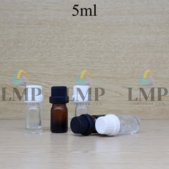 Chai tinh dầu nắp dày 5ml