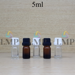 Chai tinh dầu nắp dày 5ml
