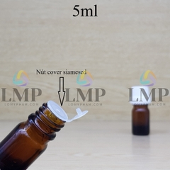 Chai tinh dầu nắp dày 5ml